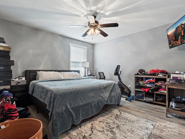 1810 Kerwick Ct, Lancaster, SC 29720 - bedroom featuring wood finished floors and a ceiling fan