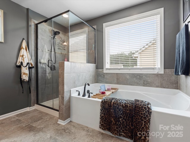 1810 Kerwick Ct, Lancaster, SC 29720 - full bath with a bath and a stall shower
