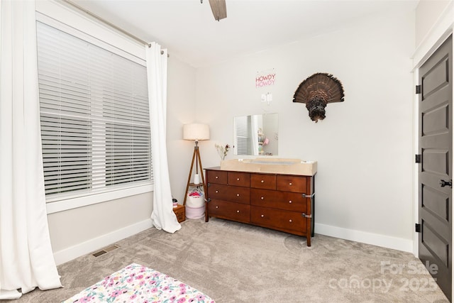 5215 Star Magnolia Ct, Clover, SC 29710 - carpeted bedroom with baseboards and ceiling fan