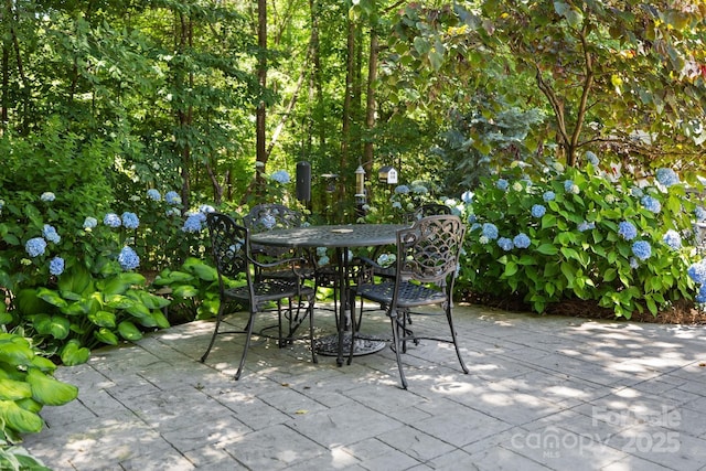 3009 Botetourt Ct, Weddington, NC 28104 - view of patio featuring outdoor dining area