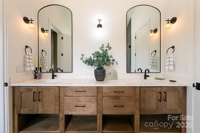 30 Greene Ln, Fletcher, NC 28732 - bathroom featuring double vanity