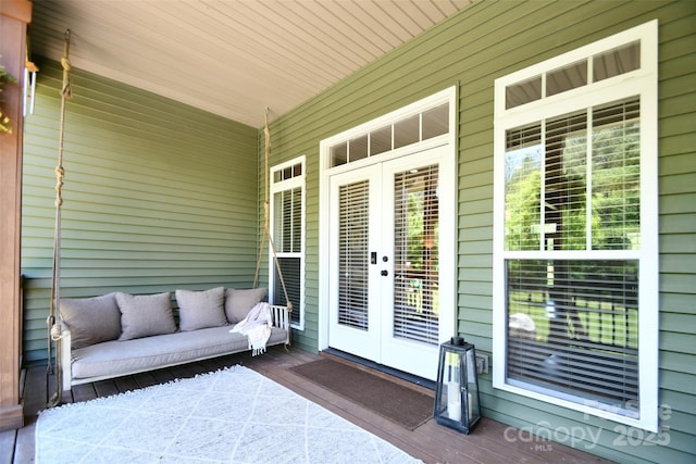 114 Wingard Rd, Concord, NC 28025 - sunroom with french doors and outdoor lounge area