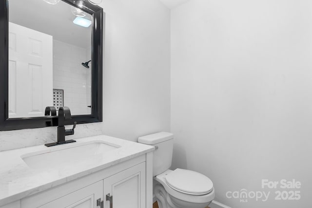 5520 Chestnut Dr, Hickory, NC 28602 - bathroom with toilet and vanity