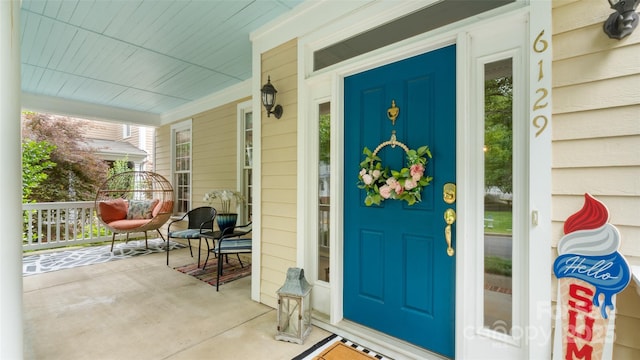 6129 Caseys Side Way, Fort Mill, SC 29708 - entrance to property featuring a porch