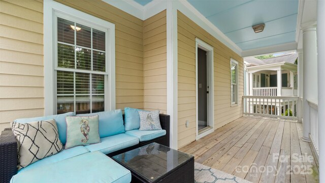 6129 Caseys Side Way, Fort Mill, SC 29708 - porch with an outdoor living space