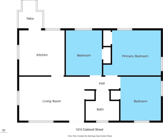 1310 Caldwell St, Greensboro, NC 27406 - floor plan / room layout