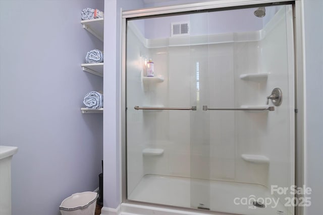 2618 Pineview Dr, Lancaster, SC 29720 - full bath featuring a shower stall and toilet