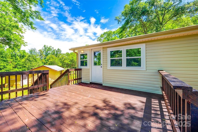 1224 Martin Rd, Hickory Grove, SC 29717 - view of wooden deck