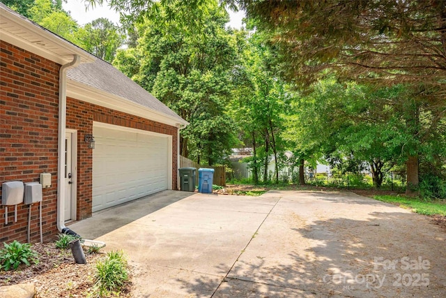 2005 Schofield Pl, Salisbury, NC 28144 - garage with concrete driveway