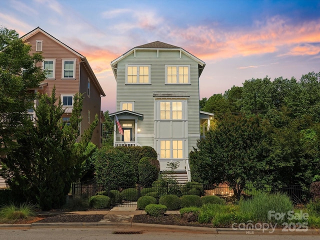 807 Herrons Ferry Rd, Rock Hill, SC 29730 - view of front of house with a fenced front yard