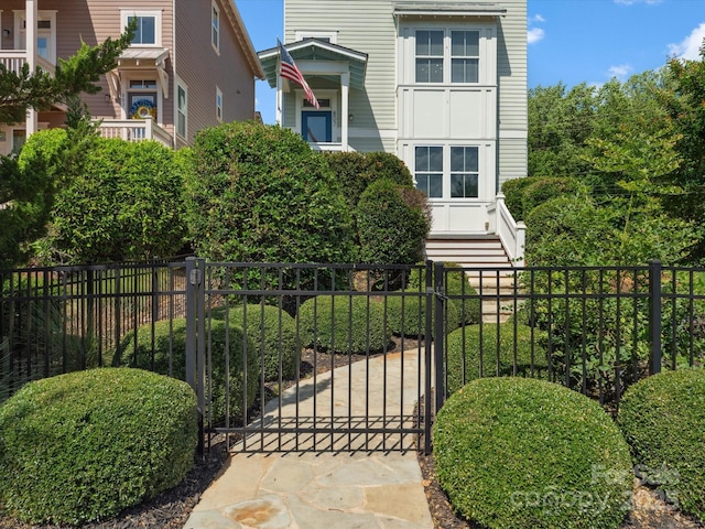 807 Herrons Ferry Rd, Rock Hill, SC 29730 - view of front of home with a gate