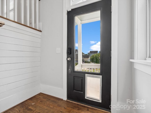 807 Herrons Ferry Rd, Rock Hill, SC 29730 - entryway with dark wood-style flooring