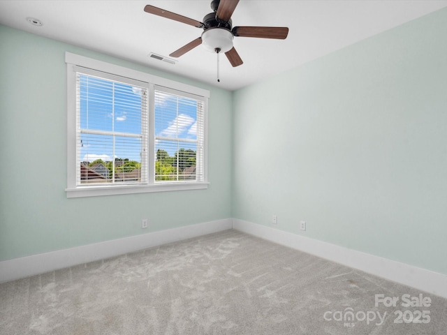807 Herrons Ferry Rd, Rock Hill, SC 29730 - spare room with carpet flooring, baseboards, and a ceiling fan