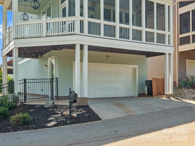 807 Herrons Ferry Rd, Rock Hill, SC 29730 - doorway to property with a garage, driveway, and a carport