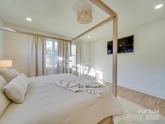 8039 Mcconnell Rd, Denver, NC 28037 - bedroom with wood finished floors, recessed lighting, and baseboards
