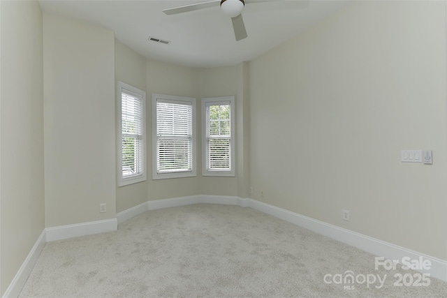 17210 Sulky Plough Rd Unit 1206, Charlotte, NC 28277 - unfurnished room featuring carpet flooring, a ceiling fan, and baseboards