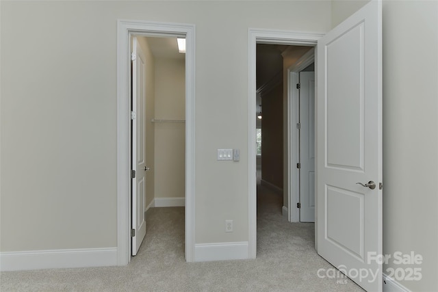 17210 Sulky Plough Rd Unit 1206, Charlotte, NC 28277 - unfurnished bedroom with a spacious closet, carpet flooring, baseboards, and a closet