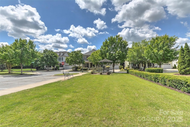 17210 Sulky Plough Rd Unit 1206, Charlotte, NC 28277 - view of green lawn with a gazebo
