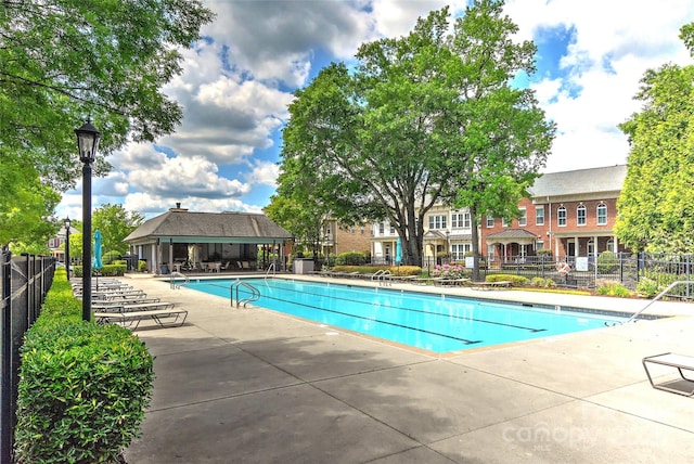 17210 Sulky Plough Rd Unit 1206, Charlotte, NC 28277 - community pool with a patio area