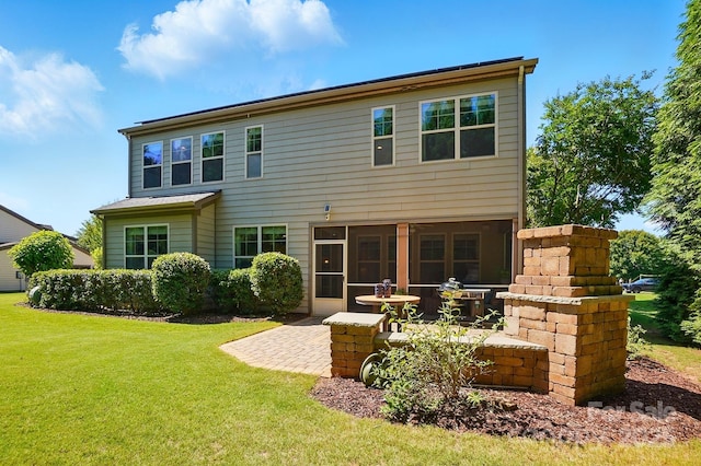 3808 Halcyon Dr, Huntersville, NC 28078 - back of house featuring a yard and a patio area