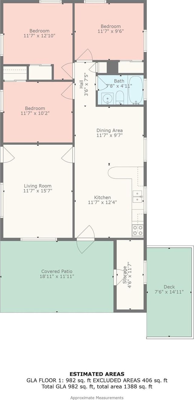 208 Lipe Rd, Troutman, NC 28166 - room layout
