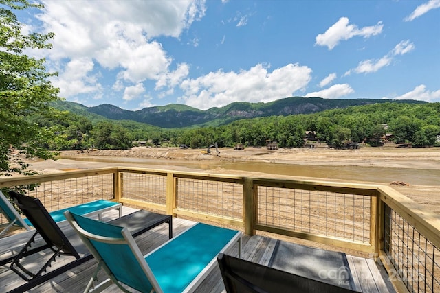 194 Mark Twain Dr, Lake Lure, NC 28743 - view of mountain background featuring rural landscape