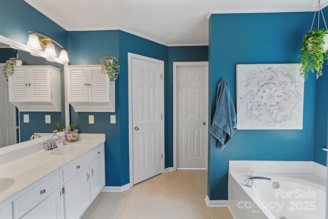 1310 Bellhook Pl NW, Concord, NC 28027 - full bathroom with baseboards, double vanity, and a garden tub