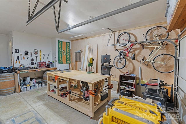 1310 Bellhook Pl NW, Concord, NC 28027 - garage featuring a workshop area