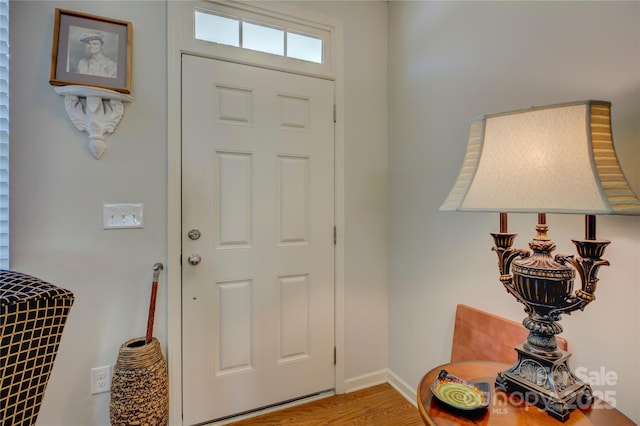 1225 Assembly St, Belmont, NC 28012 - entrance foyer featuring wood finished floors and baseboards