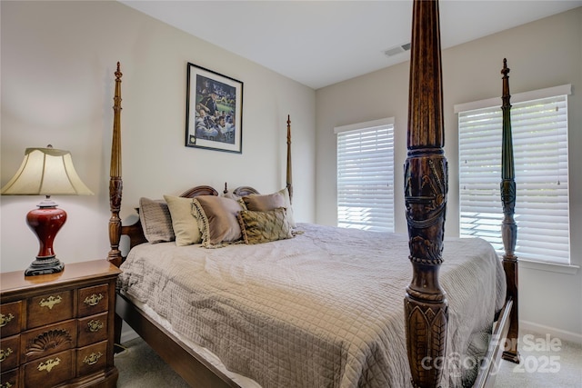 1225 Assembly St, Belmont, NC 28012 - carpeted bedroom featuring multiple windows and baseboards