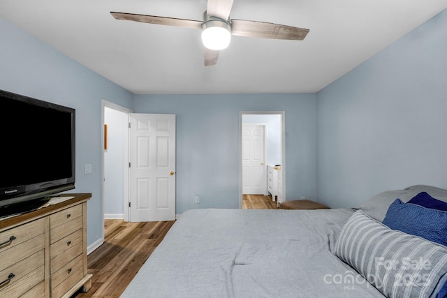 5317 Black Oak Ln Unit 11, Waxhaw, NC 28173 - bedroom featuring wood finished floors and a ceiling fan