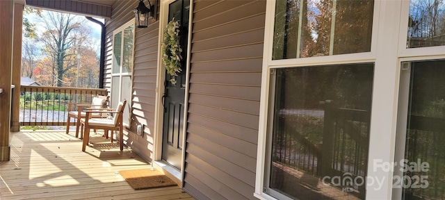 132 Connestee Rd, Brevard, NC 28712 - view of wooden porch
