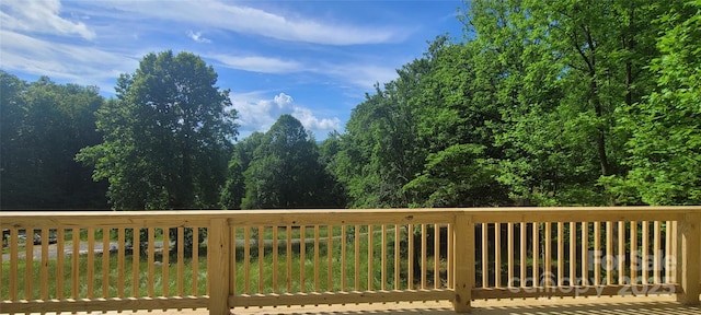 132 Connestee Rd, Brevard, NC 28712 - view of wooden terrace