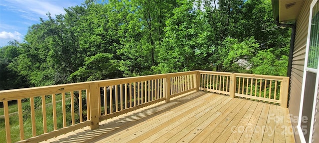 132 Connestee Rd, Brevard, NC 28712 - view of wooden terrace