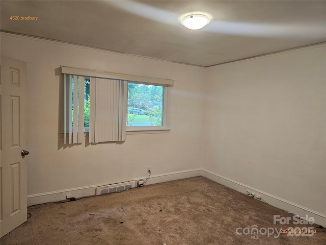 4520 Bradbury Dr, Charlotte, NC 28209 - carpeted spare room featuring baseboards
