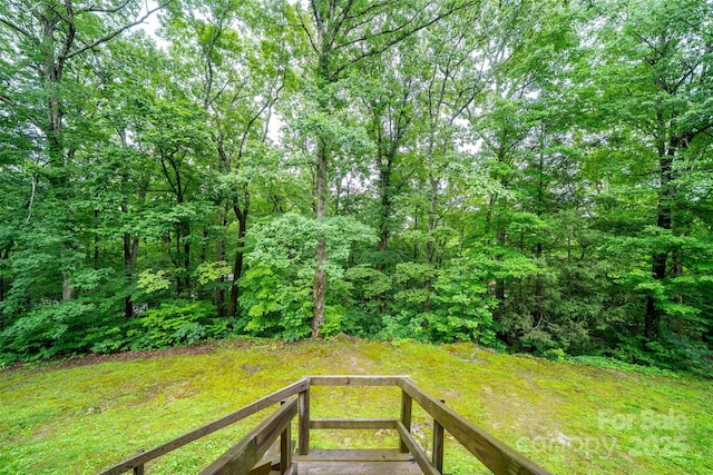 15 Wilson Way, Flat Rock, NC 28731 - view of green lawn featuring a wooded view