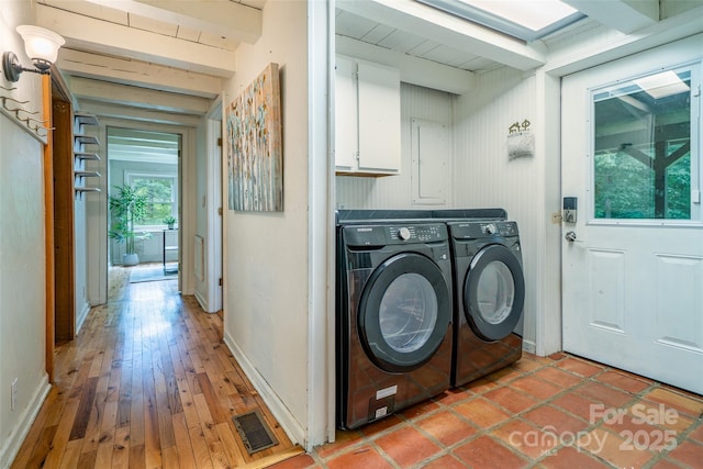 15 Wilson Way, Flat Rock, NC 28731 - laundry area with washing machine and dryer and cabinet space