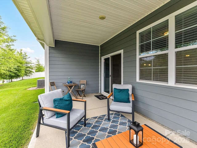505 Belle Grove Dr, Lake Wylie, SC 29710 - view of patio / terrace with central air condition unit