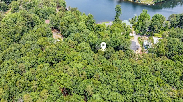 1102 Lake Montonia Rd, Kings Mountain, NC 28086 - view of property location featuring a nearby body of water and a heavily wooded area
