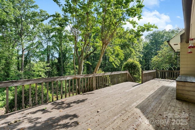 220 W Park Dr, Morganton, NC 28655 - view of wooden terrace