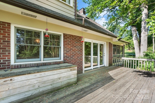 220 W Park Dr, Morganton, NC 28655 - view of wooden terrace