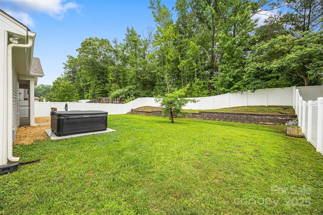 3053 Riker St, Clover, SC 29710 - view of yard with a hot tub and central AC unit