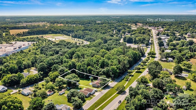 454 N Eastway Dr, Troutman, NC 28166 - aerial view of a heavily wooded area
