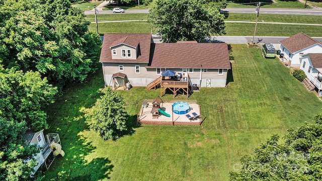 454 N Eastway Dr, Troutman, NC 28166 - view from above of property