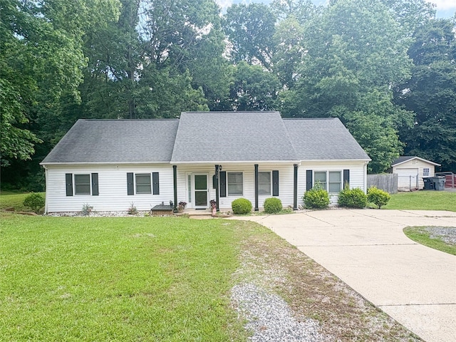 3430 Fincher Blvd, Charlotte, NC 28269 - new england style home with covered porch and concrete driveway