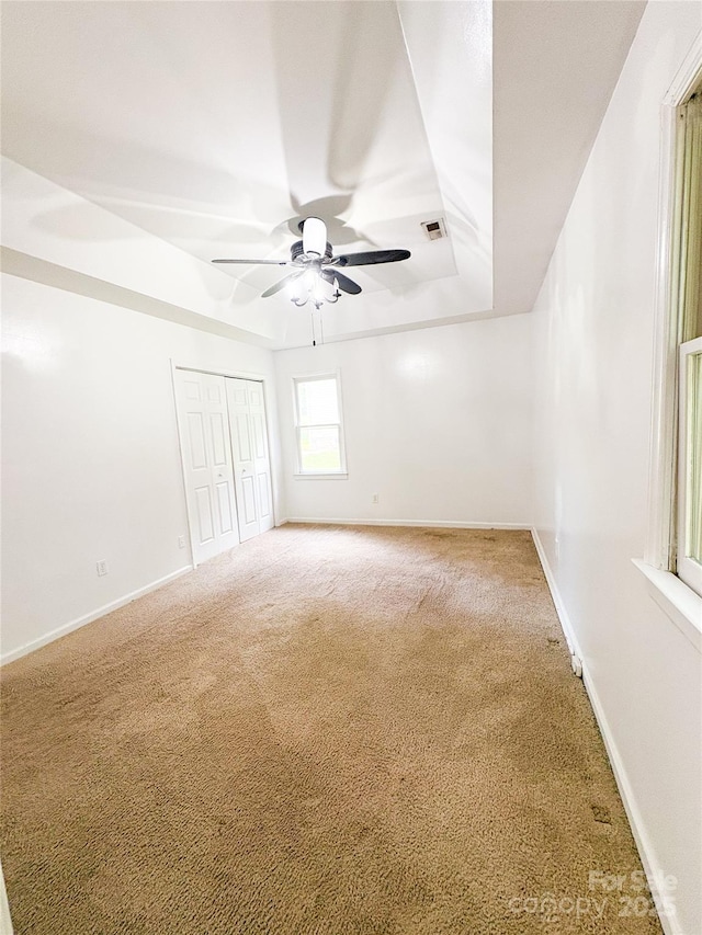 3430 Fincher Blvd, Charlotte, NC 28269 - carpeted spare room with ceiling fan and baseboards