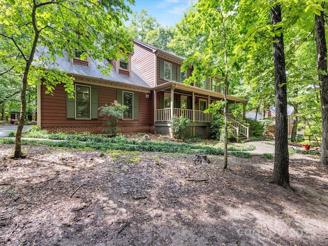10710 Bristlecone Ct, Mint Hill, NC 28227 - view of front facade with a porch