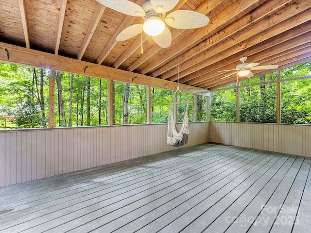 10710 Bristlecone Ct, Mint Hill, NC 28227 - wooden deck featuring ceiling fan