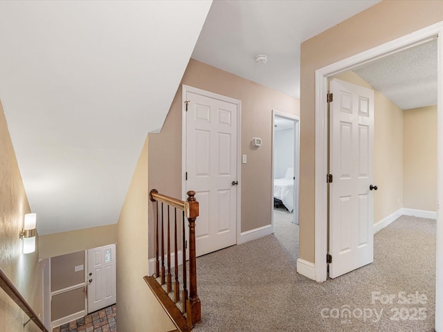 10710 Bristlecone Ct, Mint Hill, NC 28227 - hallway featuring carpet flooring and an upstairs landing