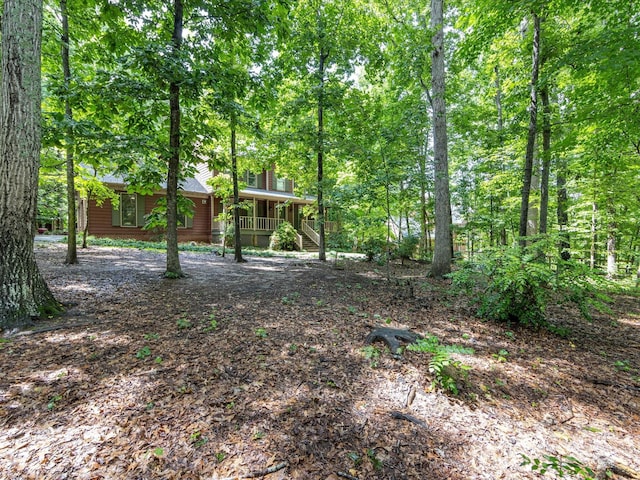 10710 Bristlecone Ct, Mint Hill, NC 28227 - view of yard with covered porch